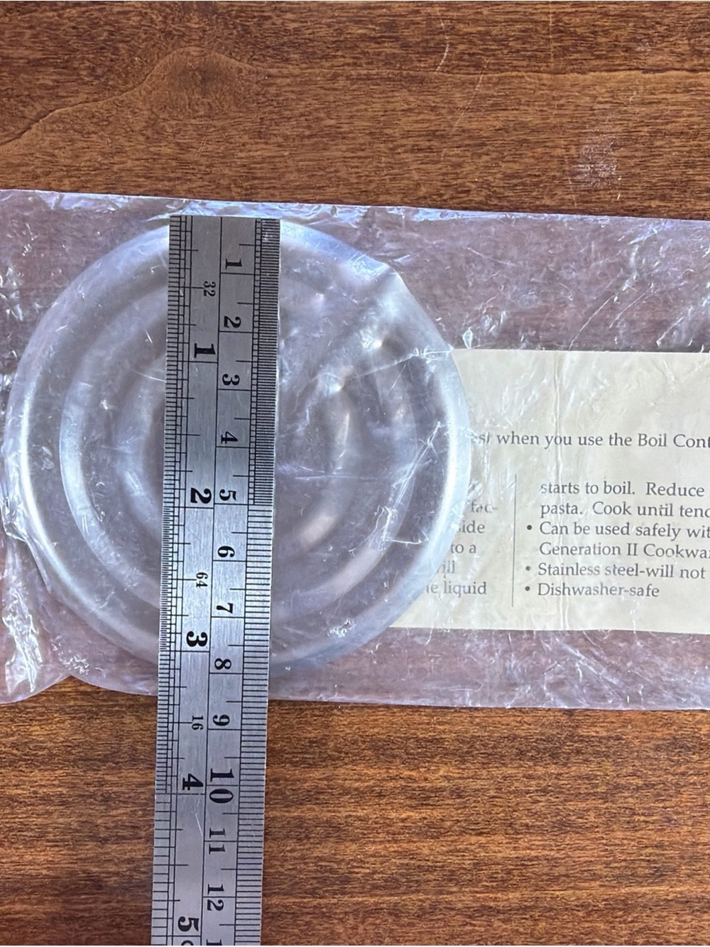 New The Pampered Chef Silver Boil-Control Ring - Picture 3 of 3